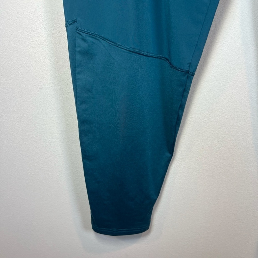 All in Motion Athletic Pants Teal Pocket Drawstring Taper Lightweight Workout XL - Picture 5 of 13